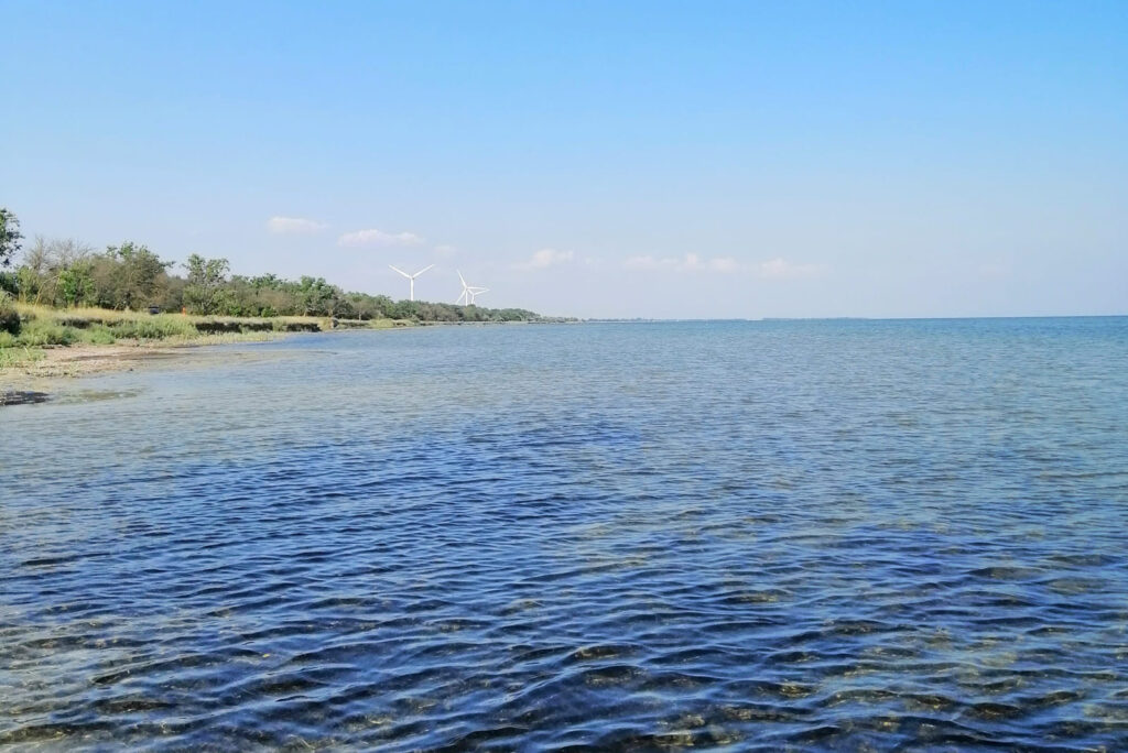 Панорама Джарылгачского залива